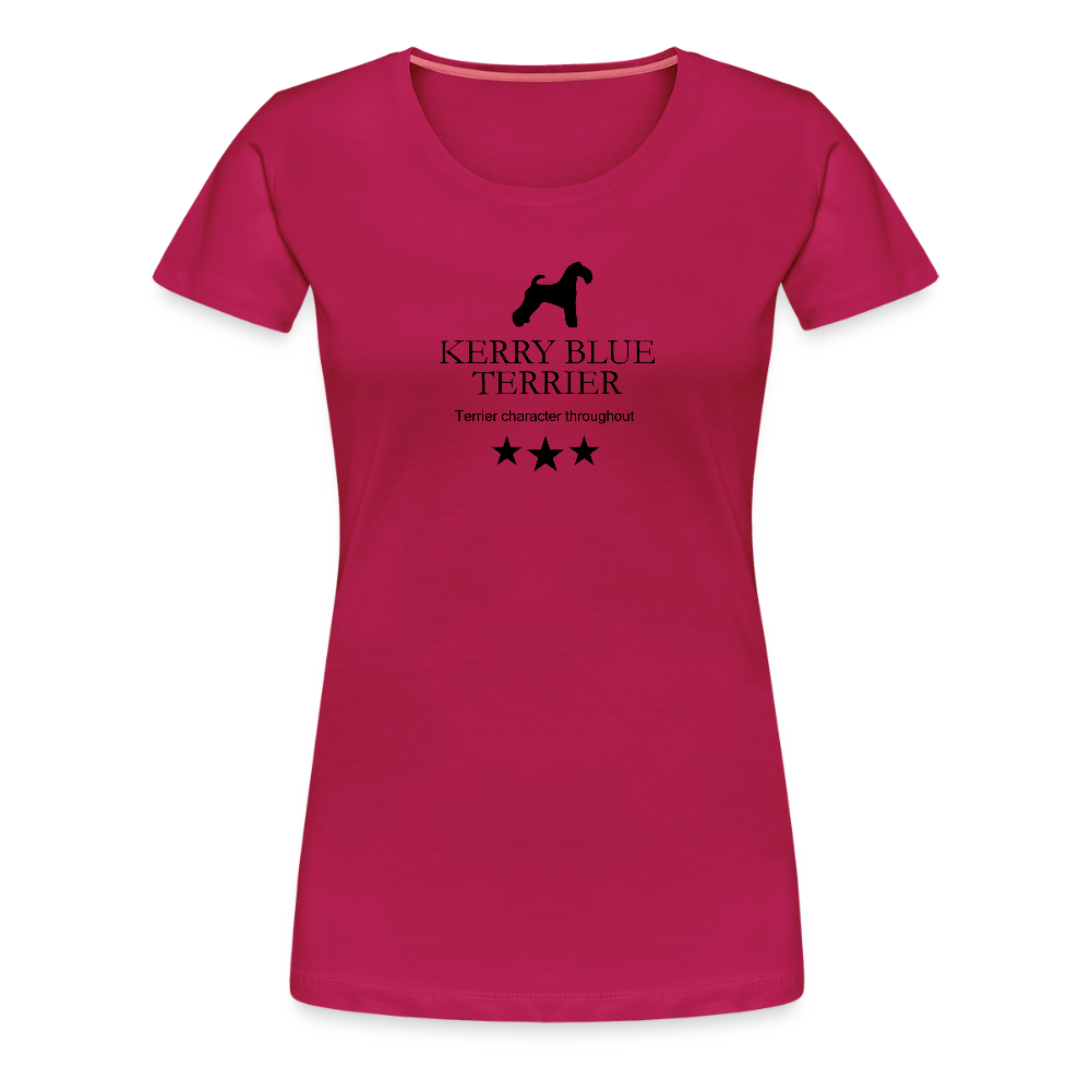 Women’s Premium T-Shirt - Kerry Blue Terrier - Terrier character throughout... - dunkles Pink