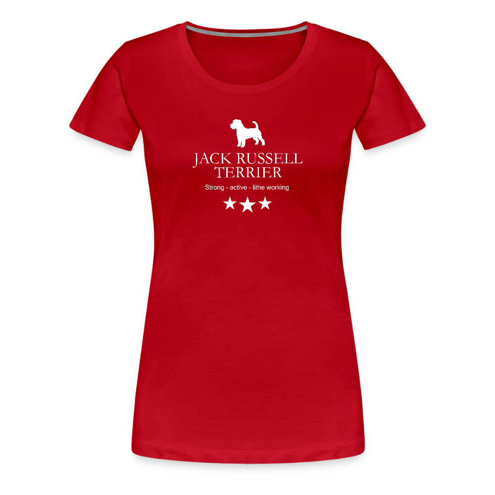 Women’s Premium T-Shirt - Jack Russell Terrier - Strong, active, lithe working... - Rot