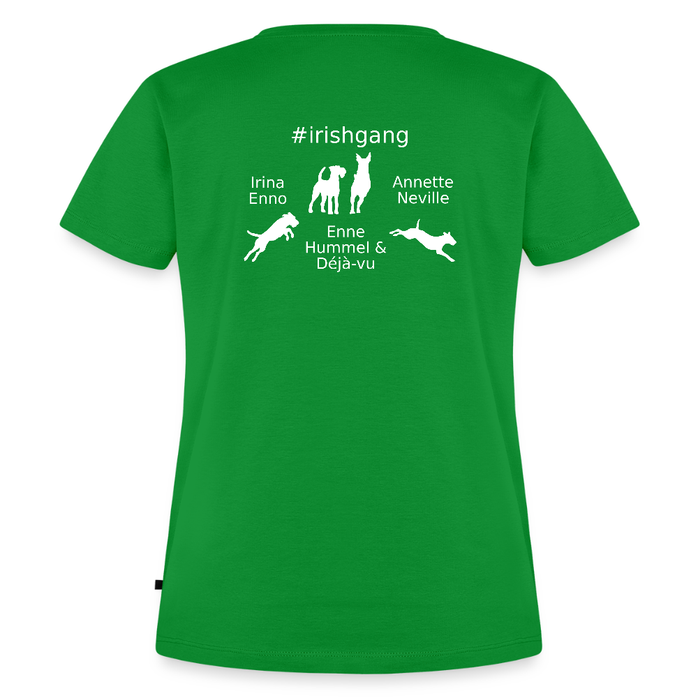Frauen Premium T-Shirt - #IRISHGANG - Grün