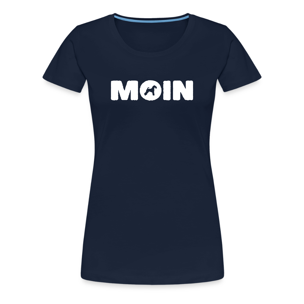 Women’s Premium T-Shirt - Kerry Blue Terrier - Moin - Navy