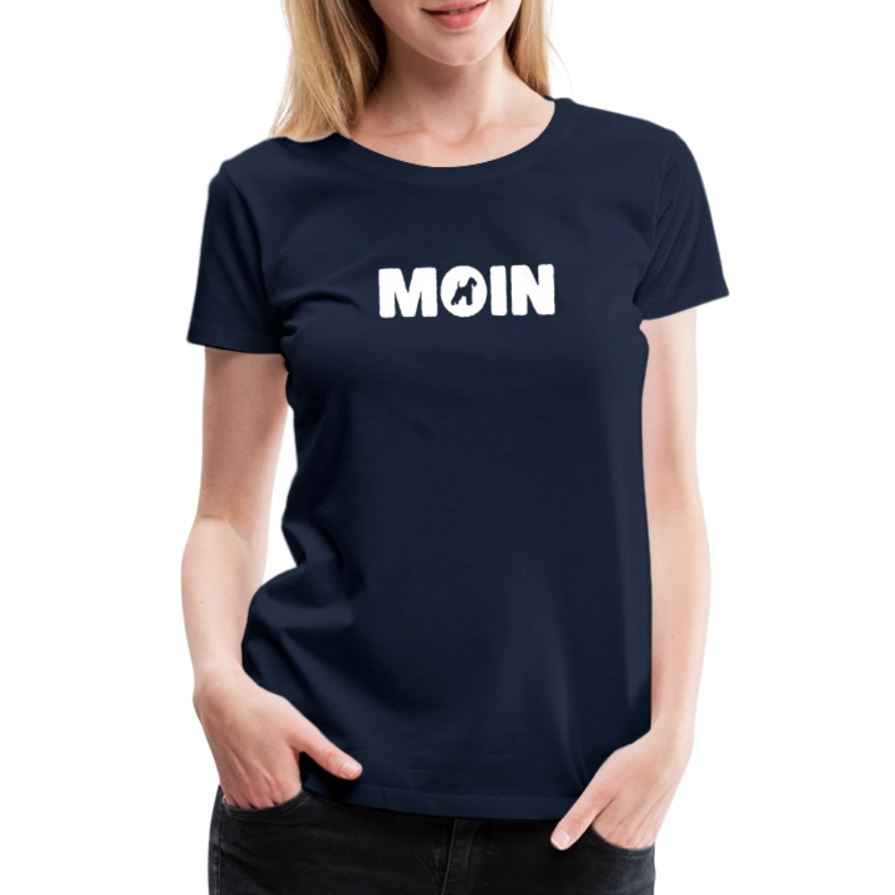 Women’s Premium T-Shirt - Welsh Terrier - Moin - Navy