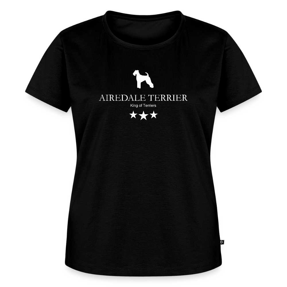 Women’s Premium T-Shirt - Airedale Terrier - King of terriers... - Schwarz