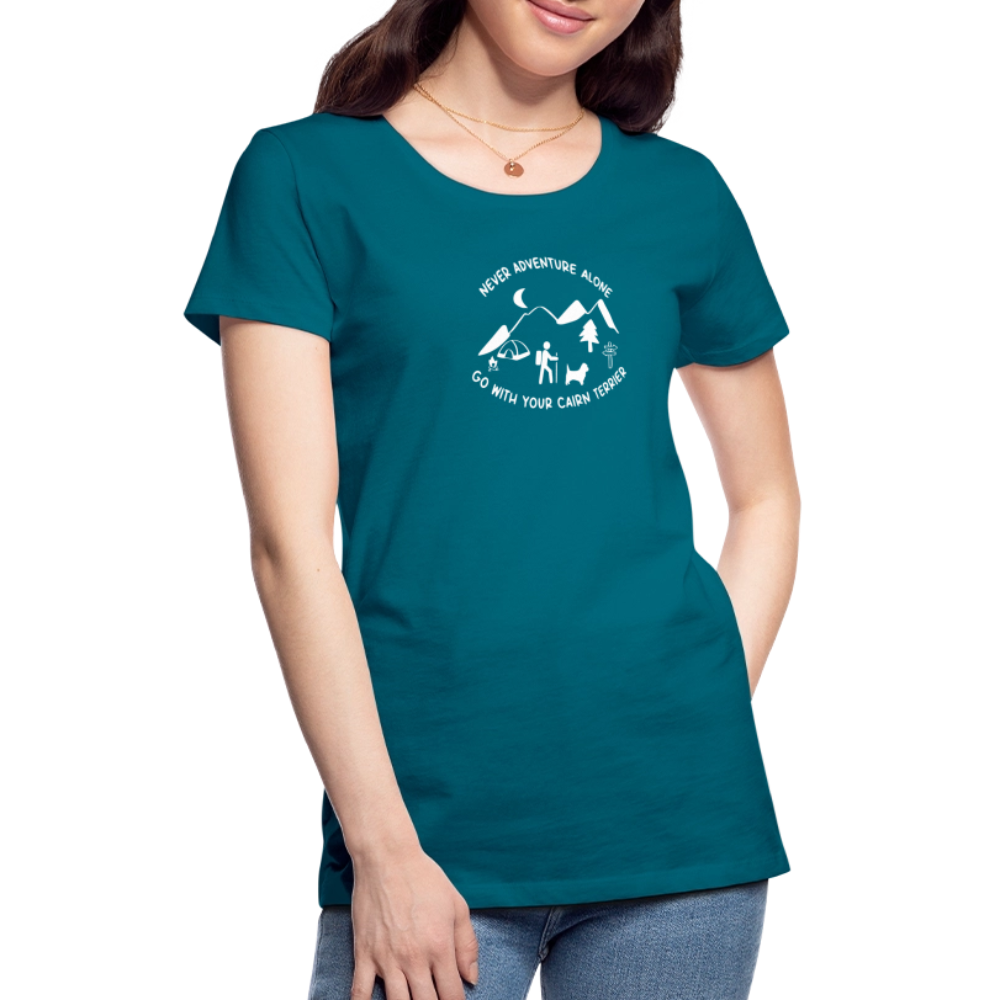 Women’s Premium T-Shirt - Cairn Terrier - Abenteuer - Divablau