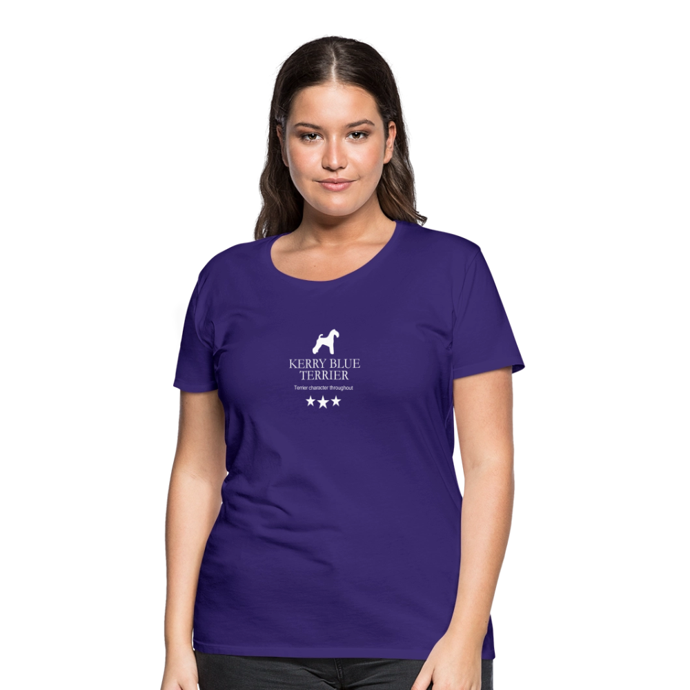 Women’s Premium T-Shirt - Kerry Blue Terrier - Terrier character throughout... - Lila