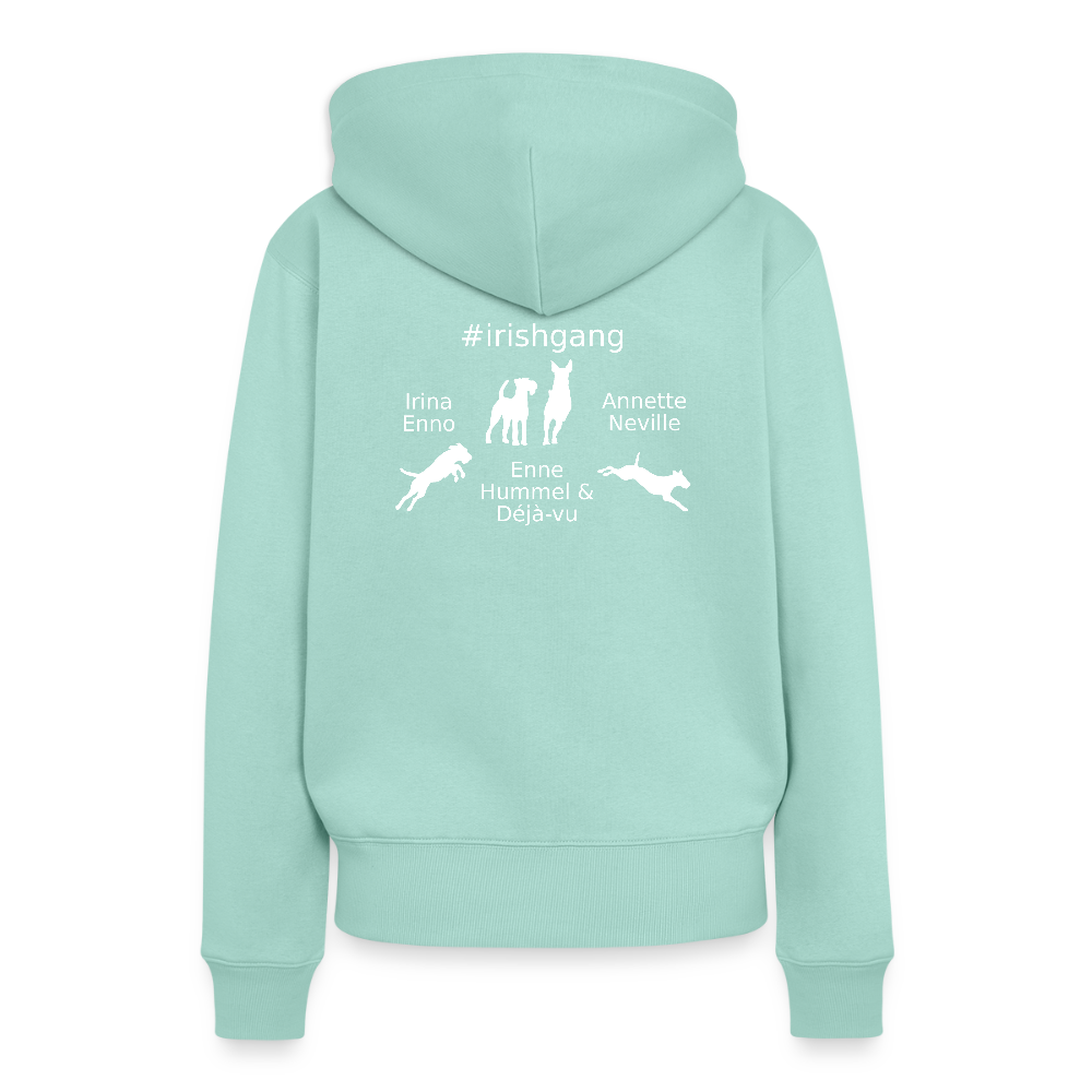Frauen Premium Hoodie - #IRISHGANG - Mint