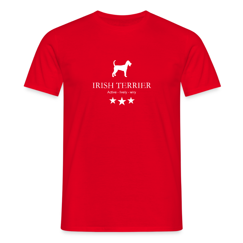 Männer Premium T-Shirt - Irish Terrier - Active, lively, wiry... - Rot