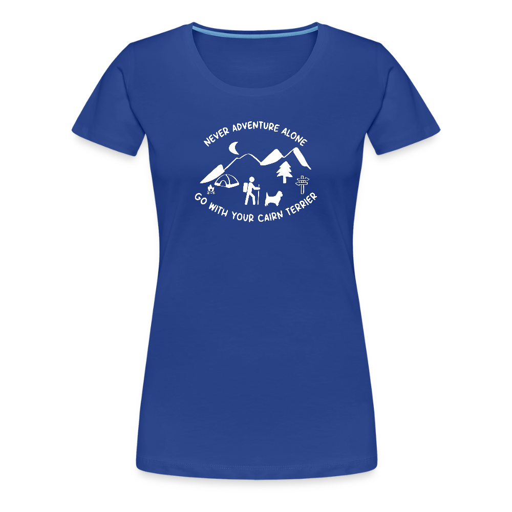 Women’s Premium T-Shirt - Cairn Terrier - Abenteuer - Königsblau