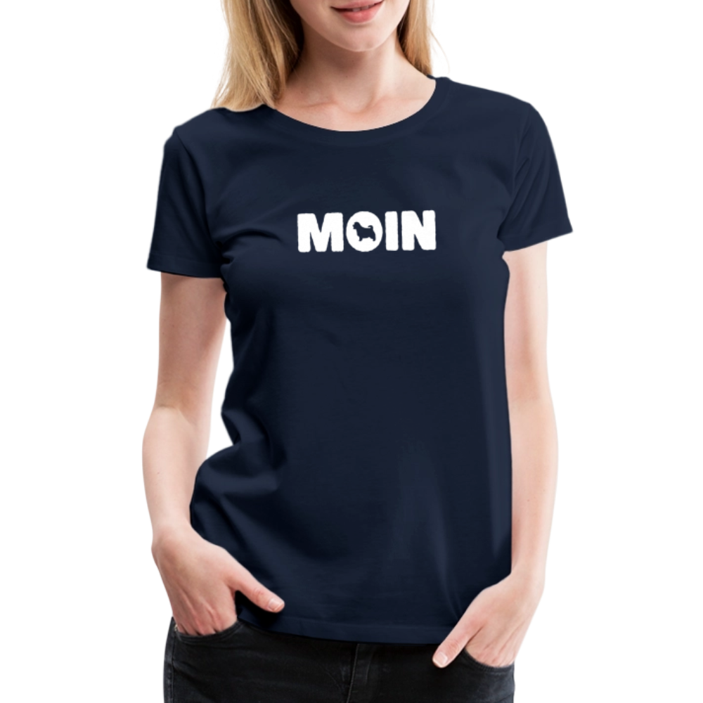 Women’s Premium T-Shirt - Norfolk Terrier - Moin - Navy