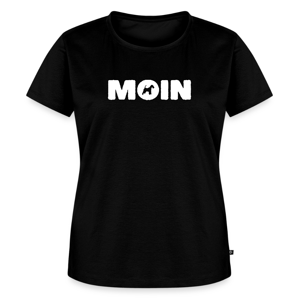 Women’s Premium T-Shirt - Drahthaar Foxterrier - Moin - Schwarz