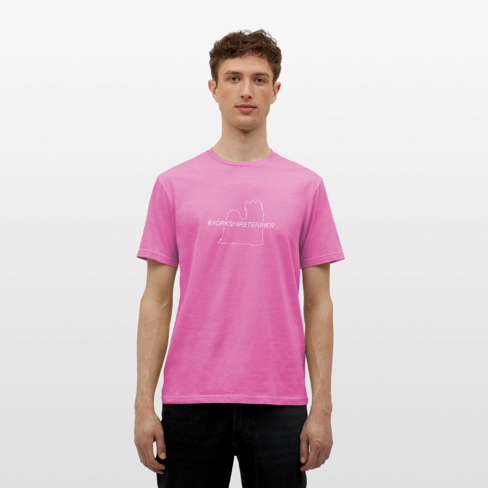 Yorkshire Terrier - Hashtag | Männer T-Shirt - Pink