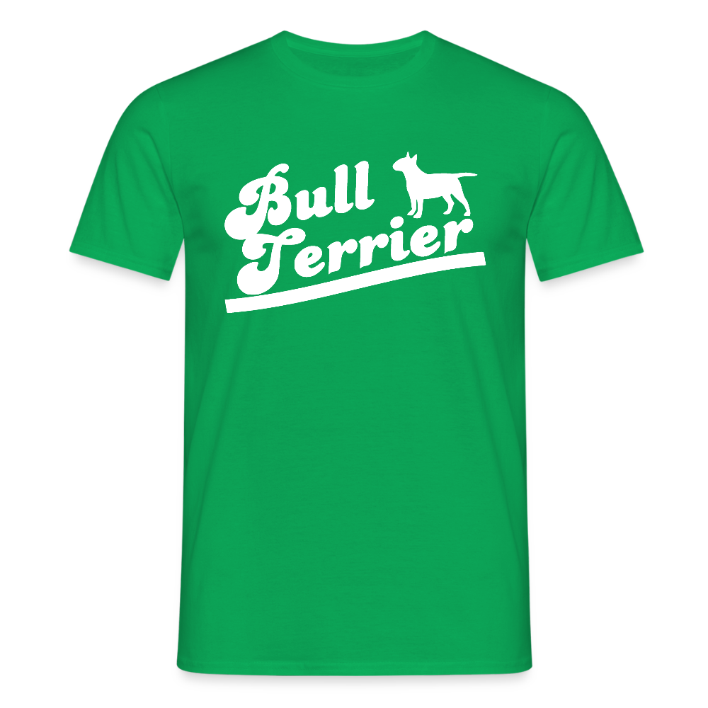 Bull Terrier-Schriftzug | Männer T-Shirt - Kelly Green