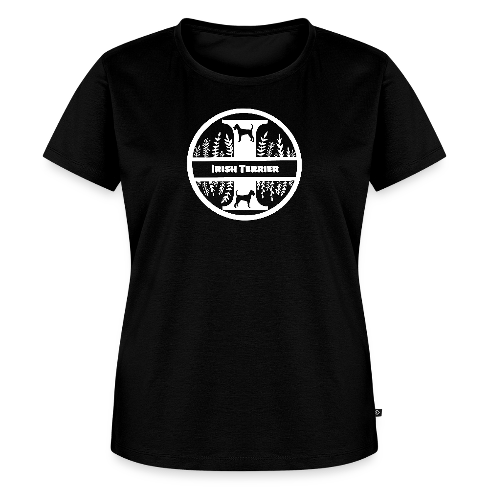 Women’s Premium T-Shirt - Irish Terrier - Monogramm - Schwarz