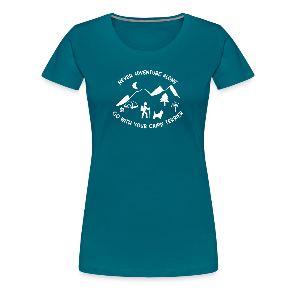 Women’s Premium T-Shirt - Cairn Terrier - Abenteuer - Divablau