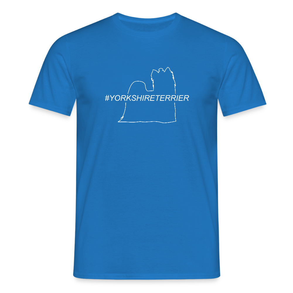 Yorkshire Terrier - Hashtag | Männer T-Shirt - Royalblau