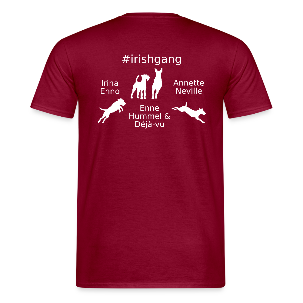 Männer T-Shirt - IRISHGANG - Ziegelrot