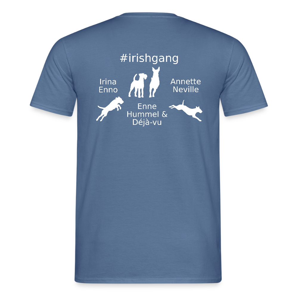 Männer T-Shirt - IRISHGANG - Taubenblau