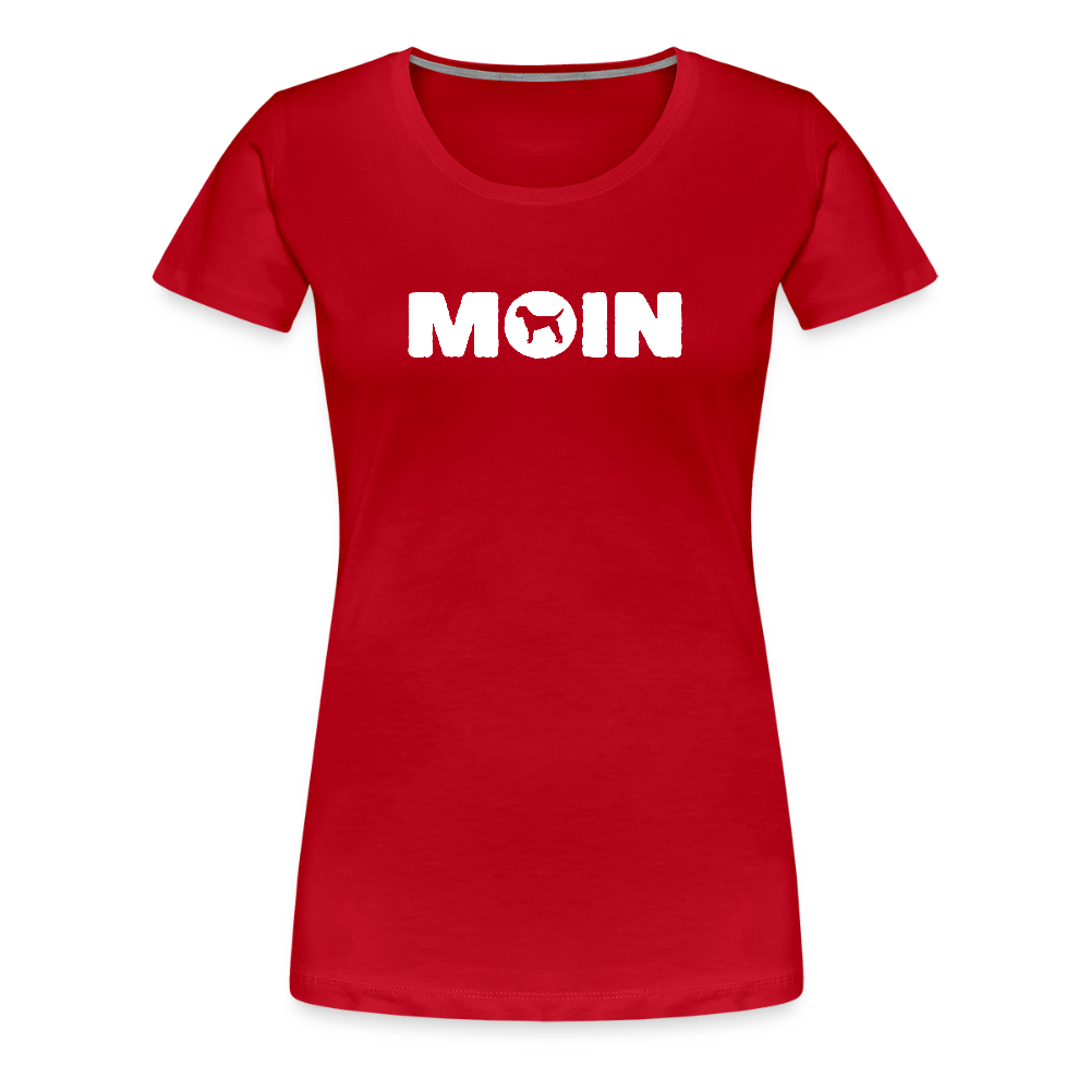 Women’s Premium T-Shirt - Border Terrier - Moin - Rot