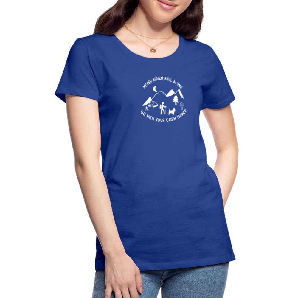 Women’s Premium T-Shirt - Cairn Terrier - Abenteuer - Königsblau