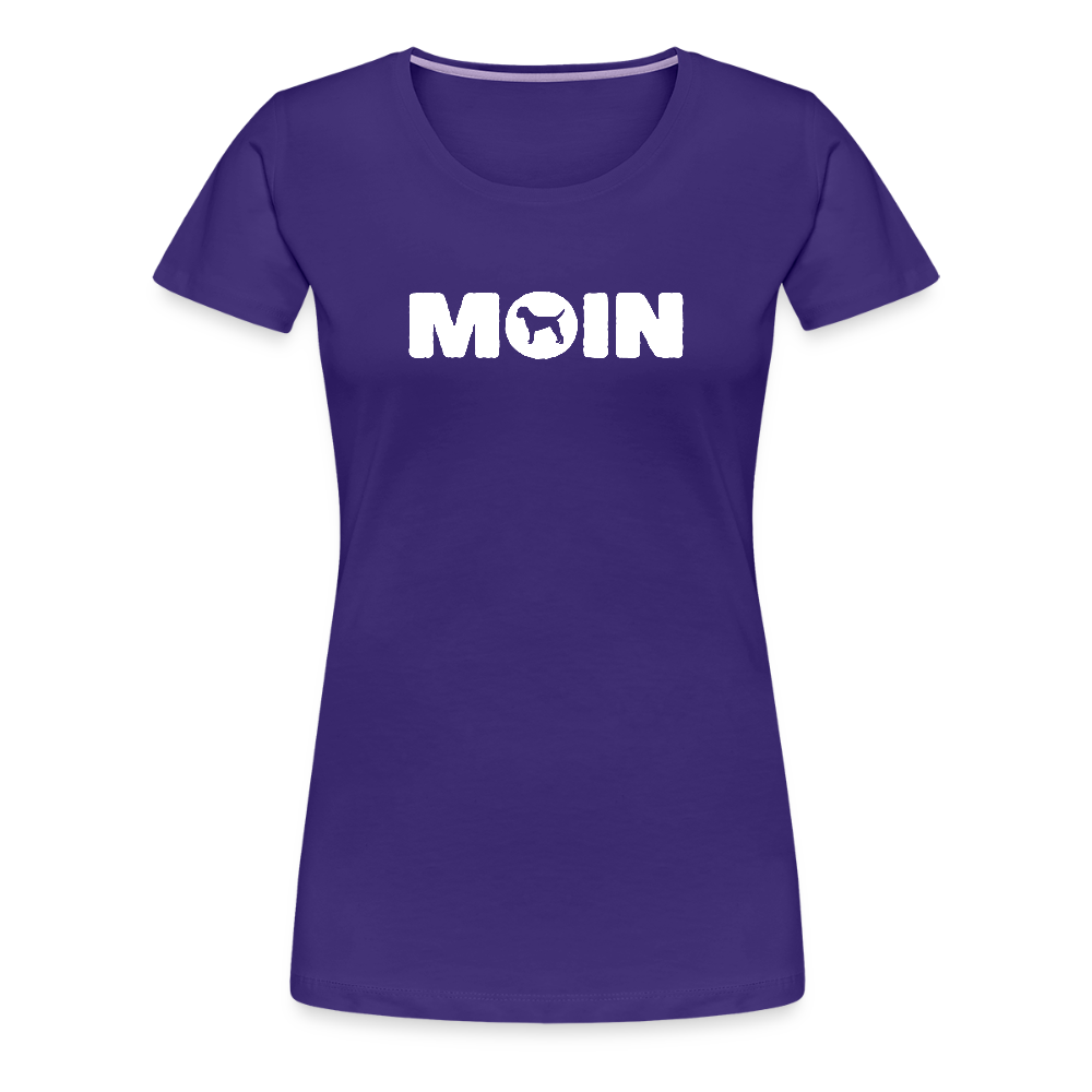 Women’s Premium T-Shirt - Border Terrier - Moin - Lila