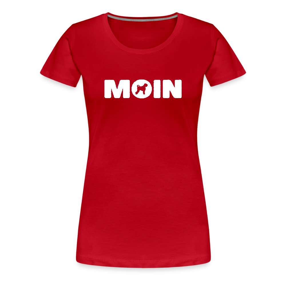 Women’s Premium T-Shirt - Schwarzer Russischer Terrier - Moin - Rot