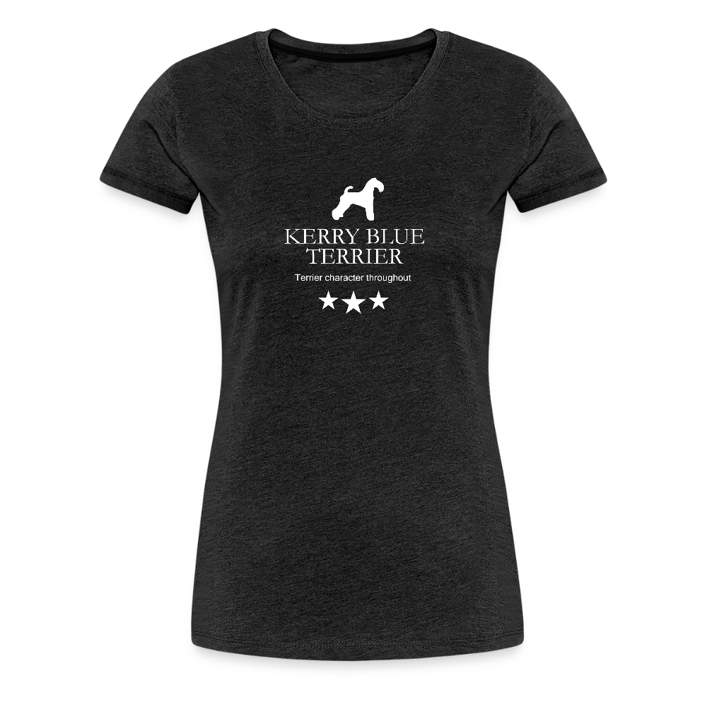 Women’s Premium T-Shirt - Kerry Blue Terrier - Terrier character throughout... - Anthrazit