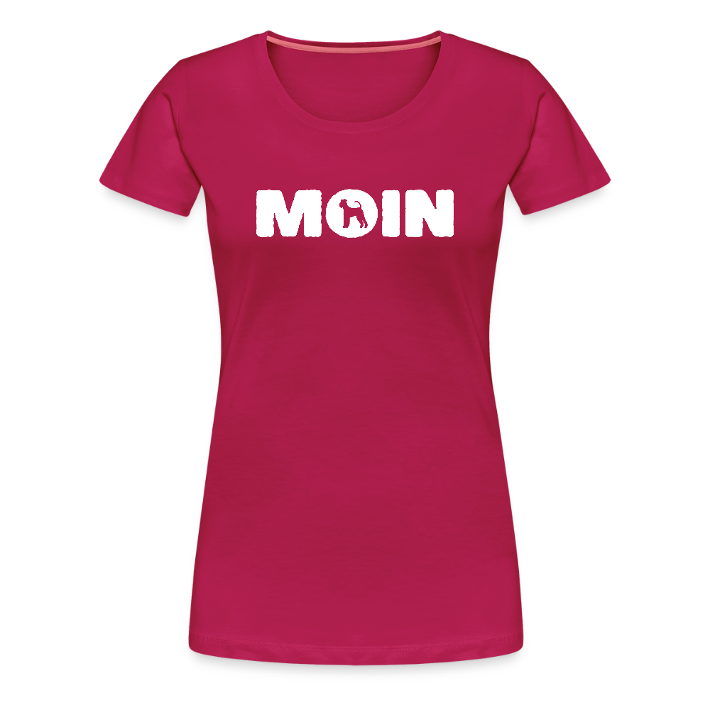 Women’s Premium T-Shirt - Airedale Terrier - Moin - dunkles Pink