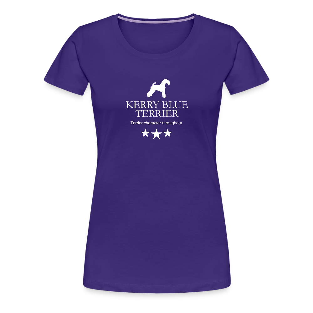 Women’s Premium T-Shirt - Kerry Blue Terrier - Terrier character throughout... - Lila