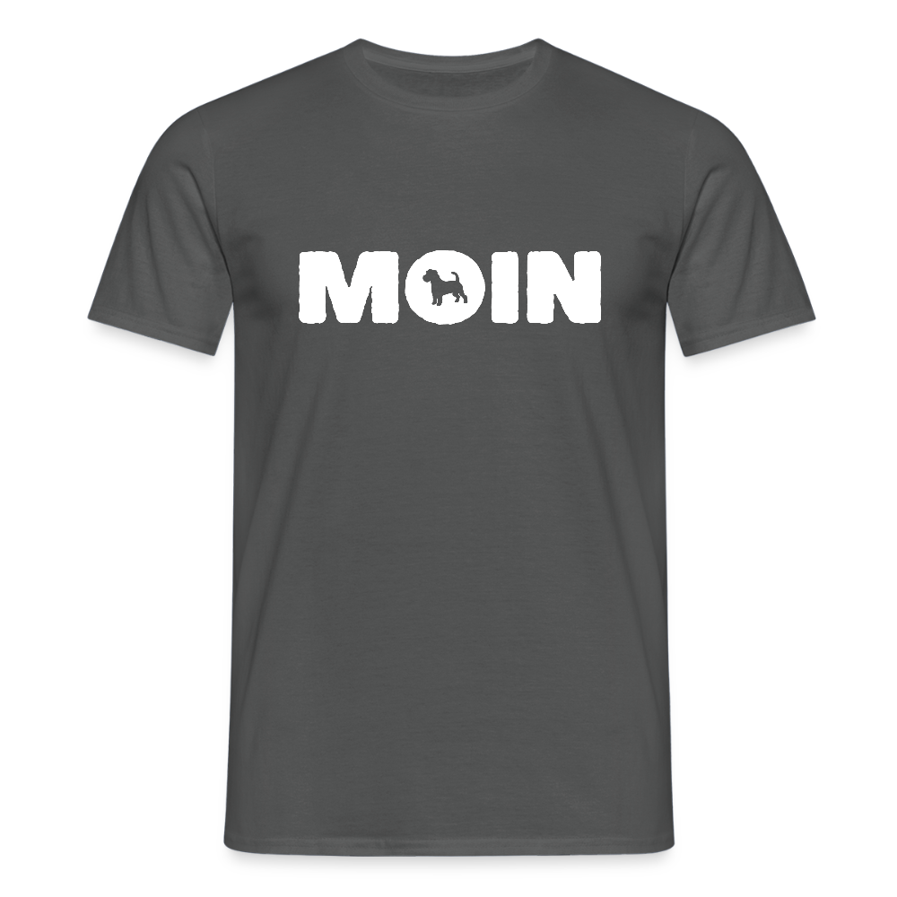 Jack Russell Terrier - Moin | Männer T-Shirt - Anthrazit