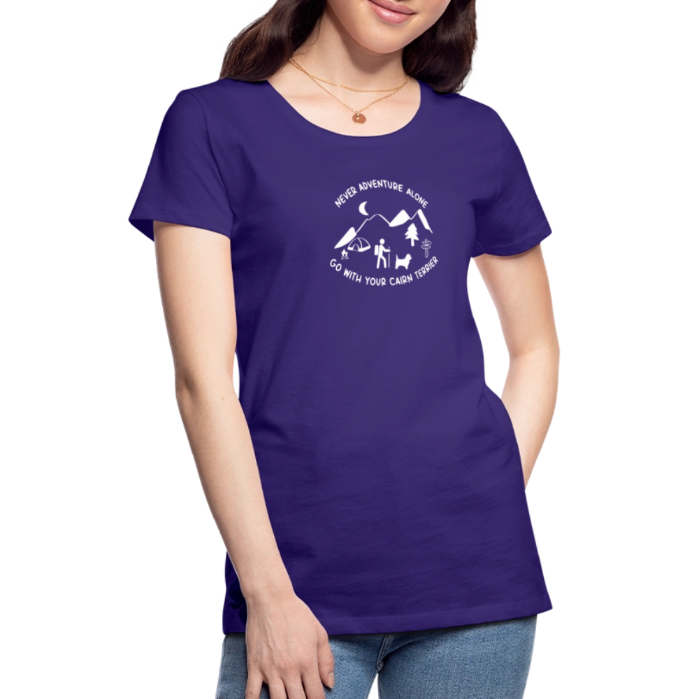 Women’s Premium T-Shirt - Cairn Terrier - Abenteuer - Lila