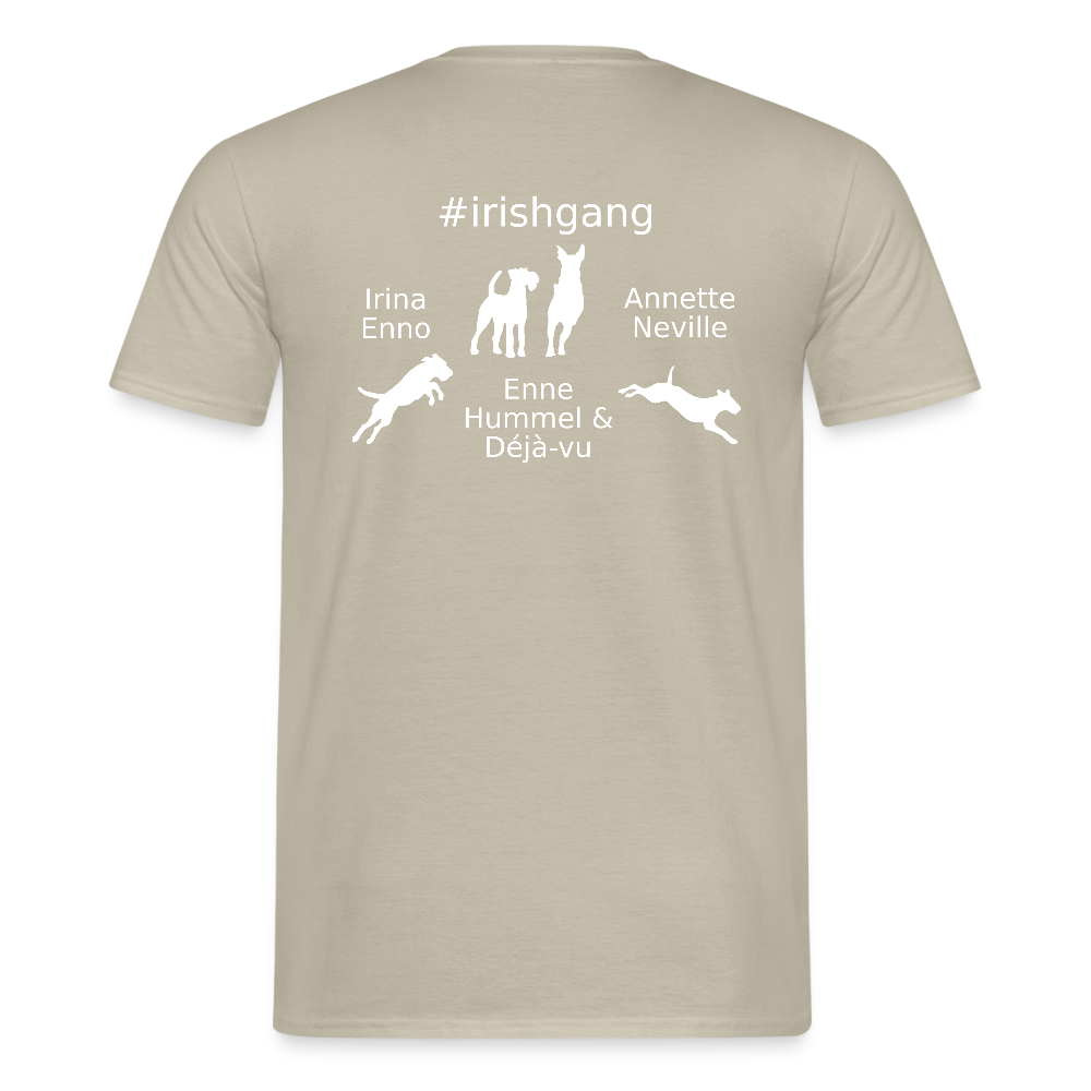 Männer T-Shirt - IRISHGANG - Sandbeige
