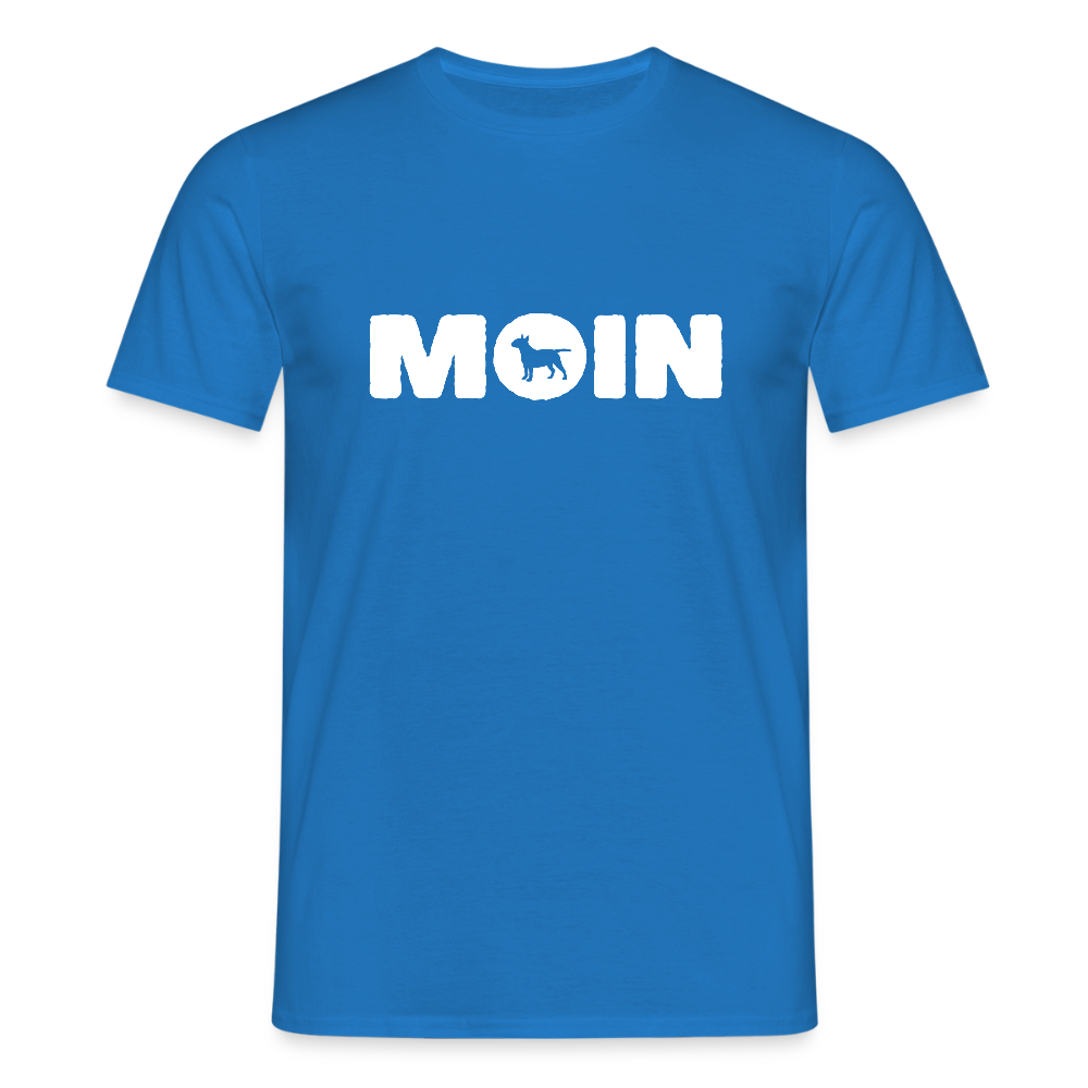 Bull Terrier - Moin | Männer T-Shirt - Royalblau