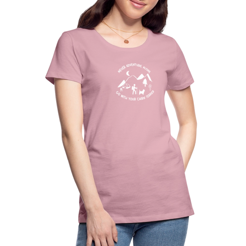Women’s Premium T-Shirt - Cairn Terrier - Abenteuer - Hellrosa