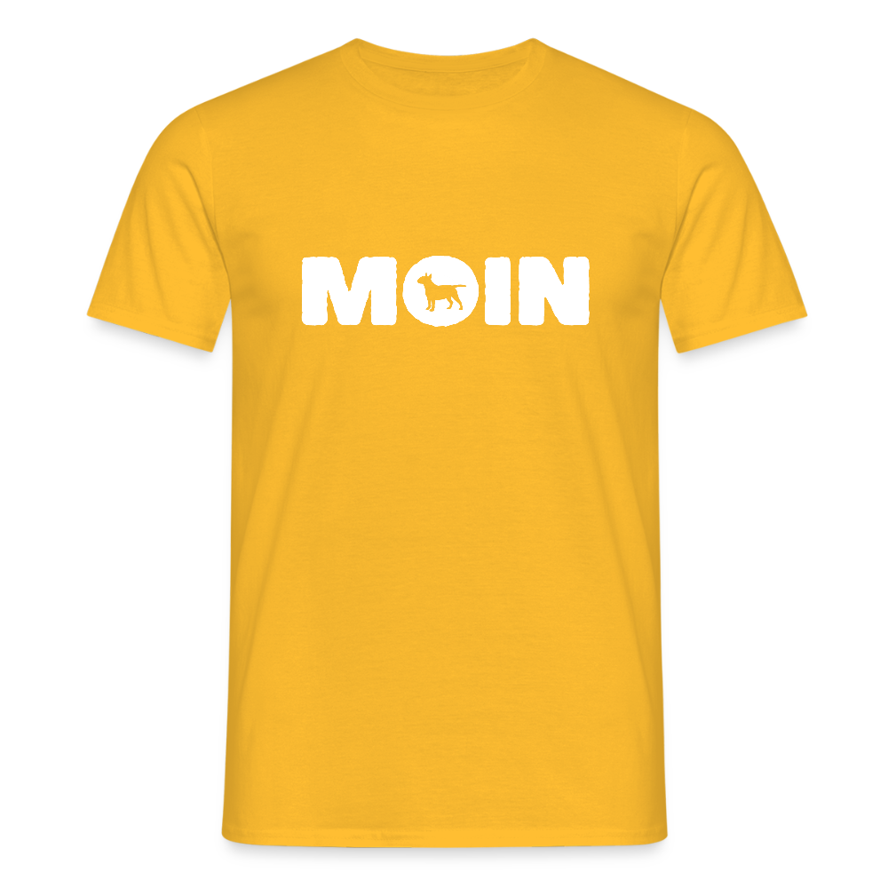 Bull Terrier - Moin | Männer T-Shirt - Gelb