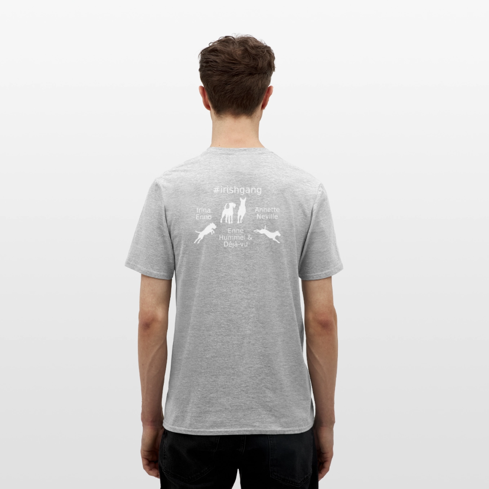Männer T-Shirt - IRISHGANG - Grau meliert