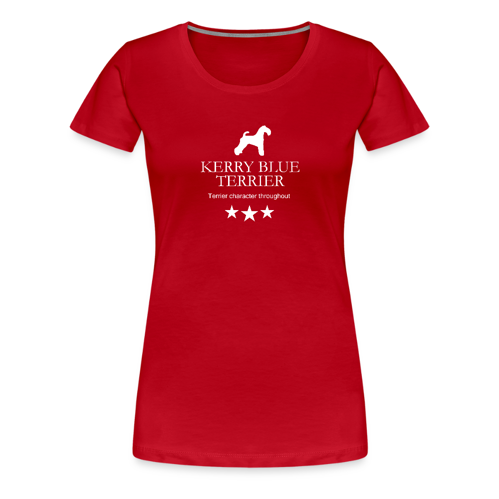 Women’s Premium T-Shirt - Kerry Blue Terrier - Terrier character throughout... - Rot