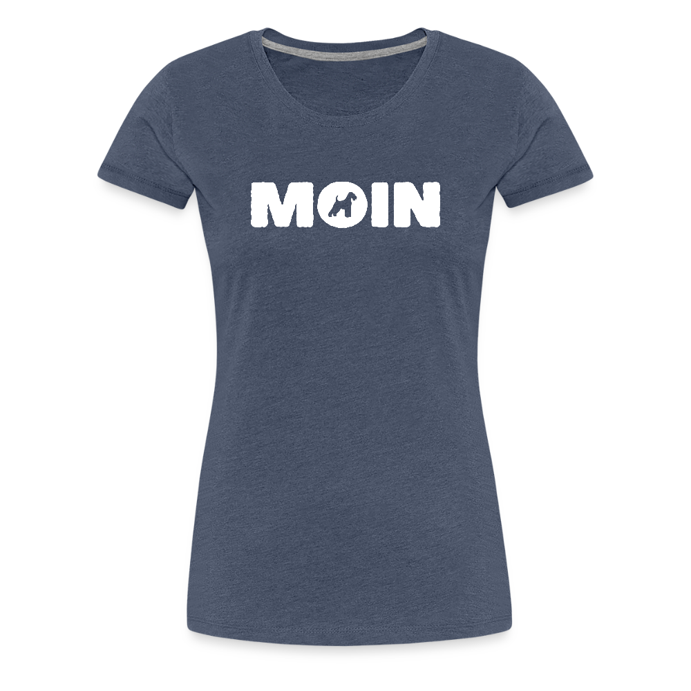 Women’s Premium T-Shirt - Welsh Terrier - Moin - Blau meliert