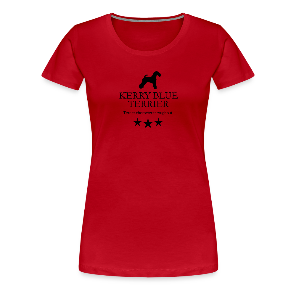 Women’s Premium T-Shirt - Kerry Blue Terrier - Terrier character throughout... - Rot