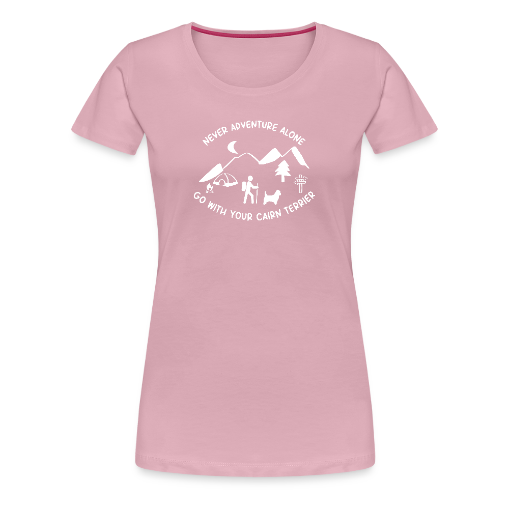 Women’s Premium T-Shirt - Cairn Terrier - Abenteuer - Hellrosa