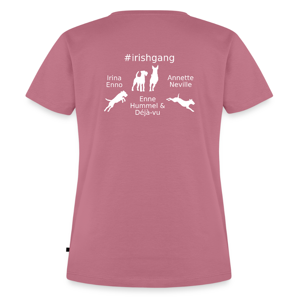 Frauen Premium T-Shirt - #IRISHGANG - Mauve