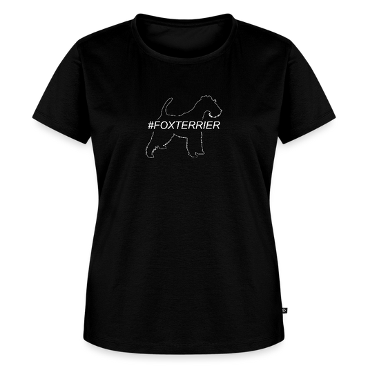 Women’s Premium T-Shirt - Foxterrier - Hashtag - Schwarz