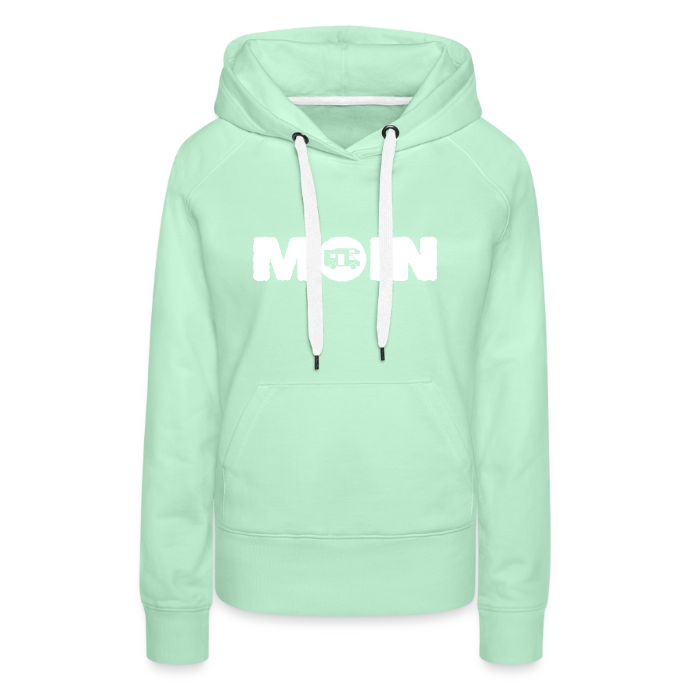 Wohnmobil - Moin | Frauen Premium Hoodie - helles Mintgrün
