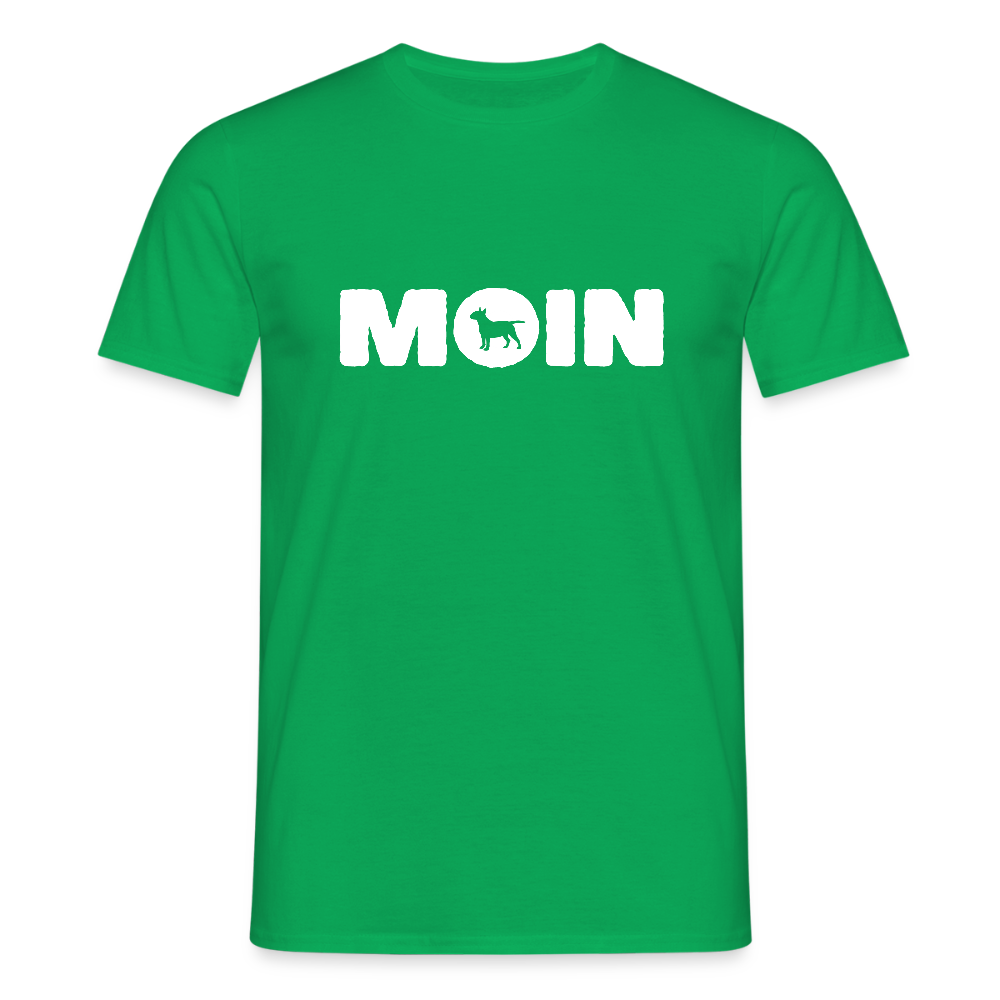 Bull Terrier - Moin | Männer T-Shirt - Kelly Green
