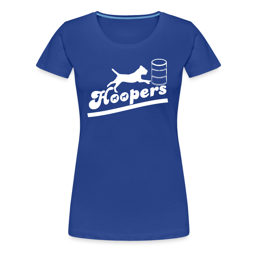 Women’s Premium T-Shirt - Hoopers mit Border Terrier - Königsblau