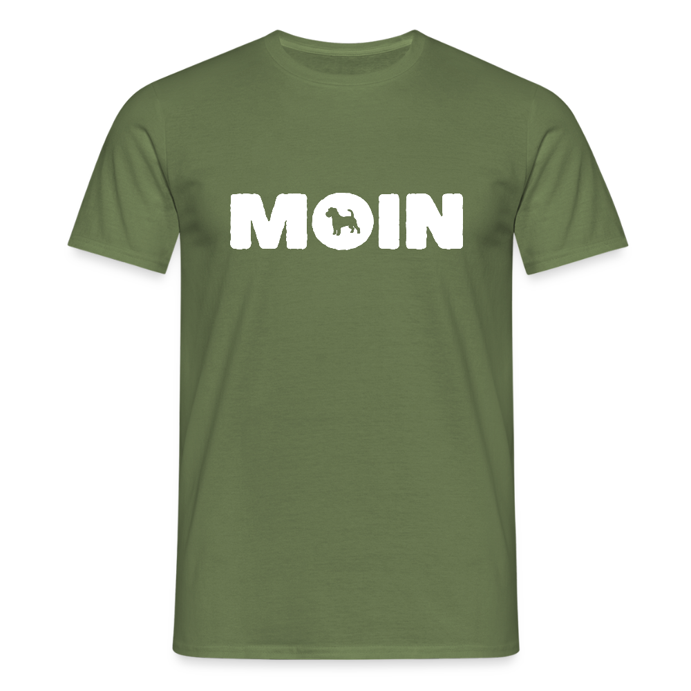 Jack Russell Terrier - Moin | Männer T-Shirt - Militärgrün