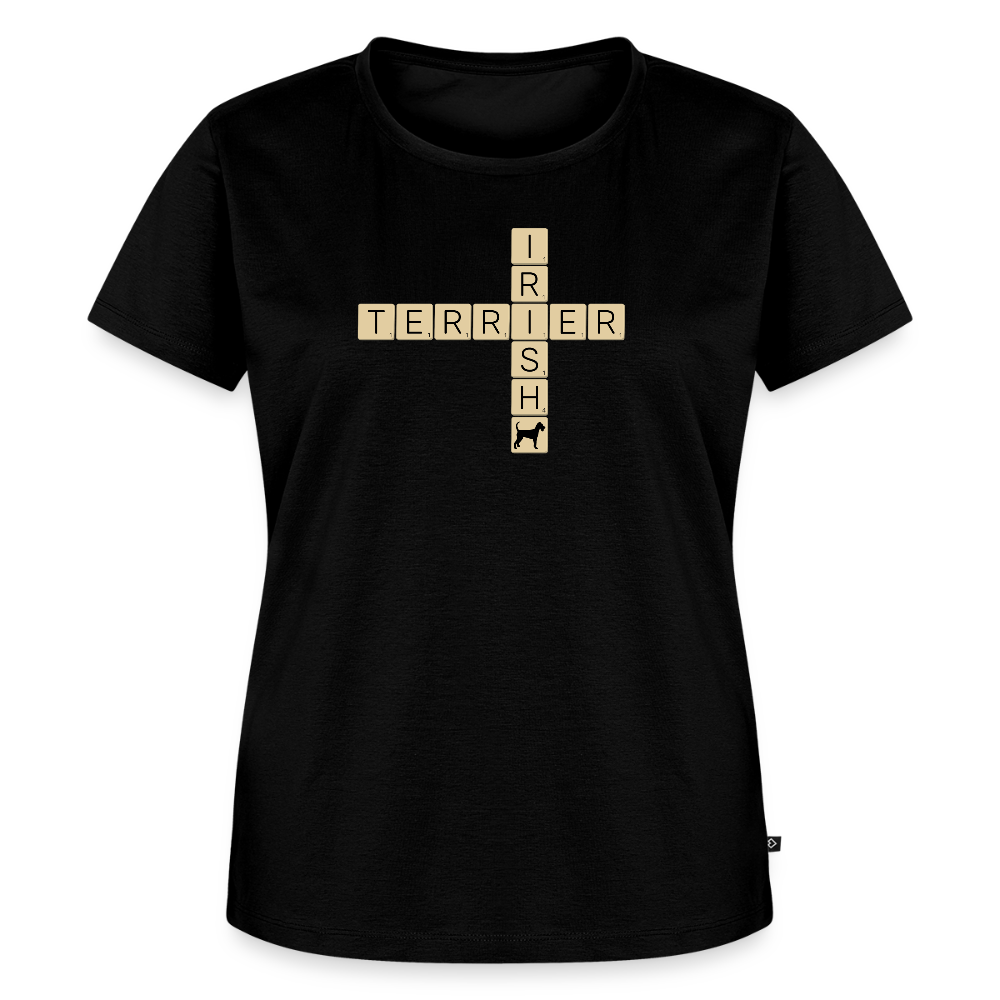 Irish Terrier - Scrabble | Women’s Premium T-Shirt - Schwarz