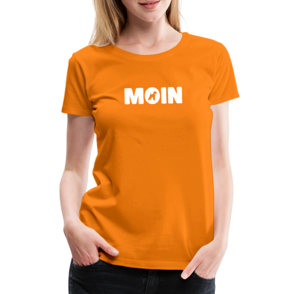 Women’s Premium T-Shirt - Welsh Terrier - Moin - Orange