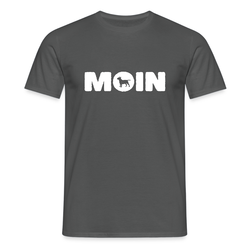Bull Terrier - Moin | Männer T-Shirt - Anthrazit