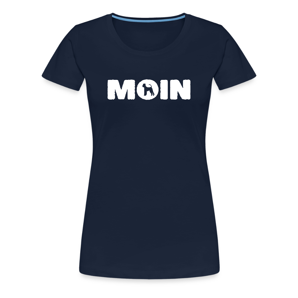 Women’s Premium T-Shirt - Airedale Terrier - Moin - Navy