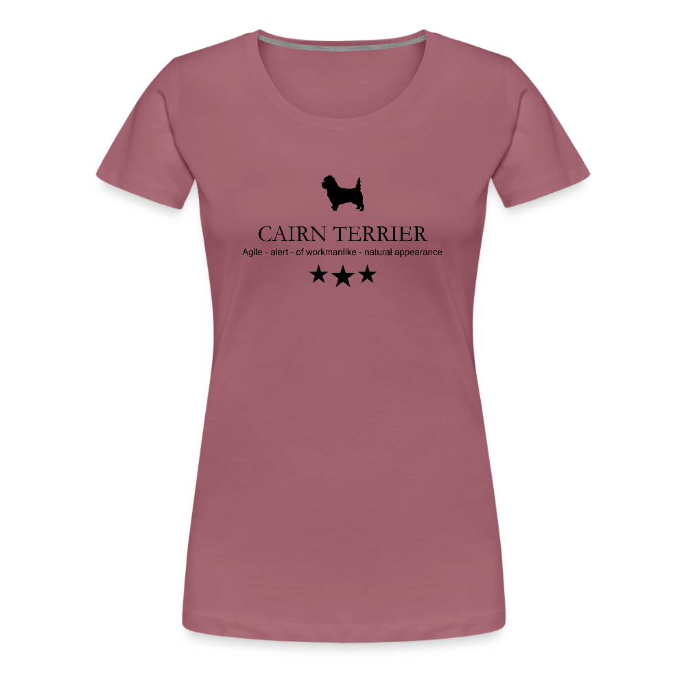 Women’s Premium T-Shirt - Cairn Terrier - Agile, alert, of workmanlinke... - Malve