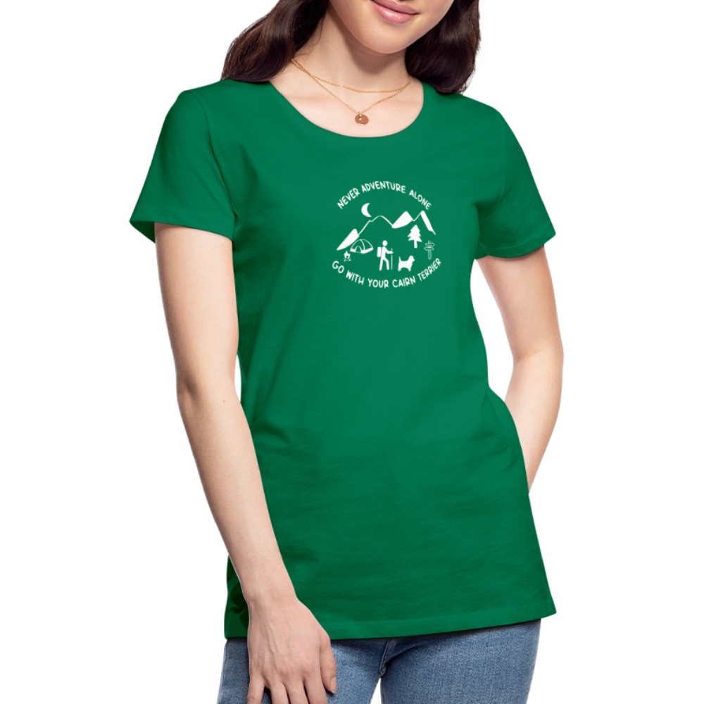 Women’s Premium T-Shirt - Cairn Terrier - Abenteuer - Kelly Green